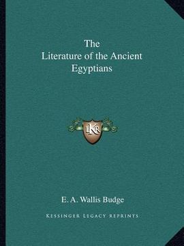 portada the literature of the ancient egyptians (en Inglés)