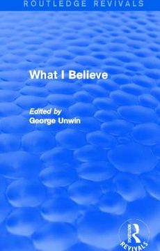 portada what i believe (routledge revivals) (in English)