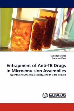 portada entrapment of anti-tb drugs in microemulsion assemblies (en Inglés)