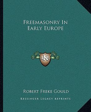portada freemasonry in early europe (in English)