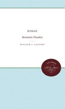 portada Byron: Romantic Paradox (en Inglés)