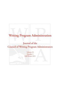 portada wpa: writing program administration 35.1 (en Inglés)