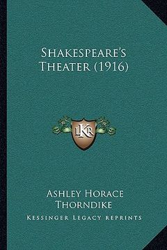 portada shakespeare's theater (1916)
