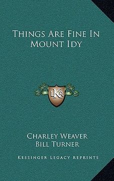 portada things are fine in mount idy (in English)