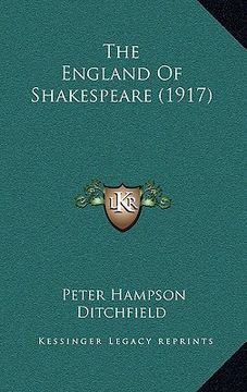portada the england of shakespeare (1917)