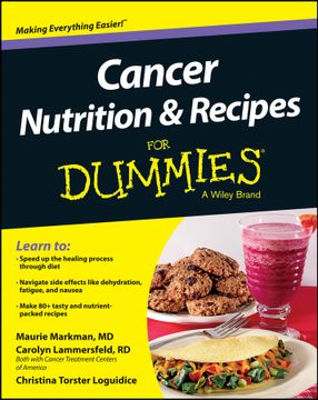 portada cancer nutrition & recipes for dummies (en Inglés)