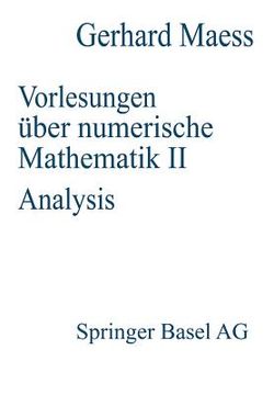 portada Vorlesungen Über Numerische Mathematik: II. Analysis (in German)