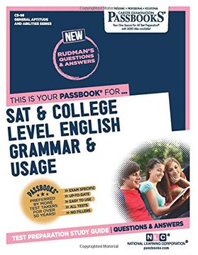 portada Sat & College Level English Grammar & Usage (in English)
