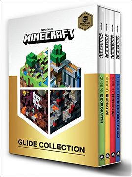 portada Minecraft: Guide Collection 4-Book Boxed Set: Exploration; Creative; Redstone; The Nether & the end (en Inglés)