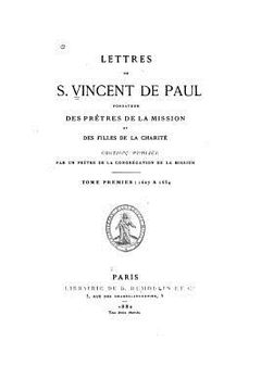 portada Lettres de S. Vincent de Paul - Tome I (en Francés)