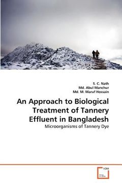 portada an approach to biological treatment of tannery effluent in bangladesh (en Inglés)
