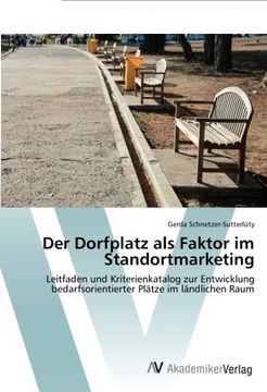portada Der Dorfplatz als Faktor im Standortmarketing