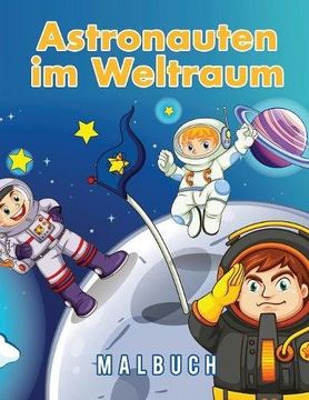 portada Astronauten im Weltraum Malbuch
