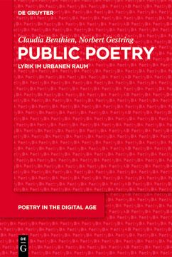 portada Public Poetry: Lyrik im Urbanen Raum (Poetry in the Digital Age) (German Edition) [Hardcover ] (en Alemán)