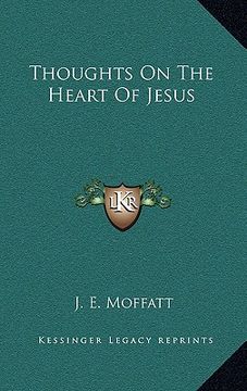 portada thoughts on the heart of jesus (en Inglés)