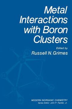 portada Metal Interactions with Boron Clusters (en Inglés)