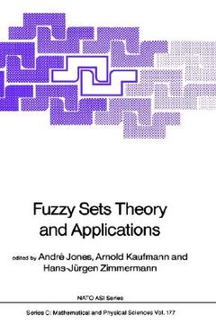 portada fuzzy sets theory and applications (en Inglés)