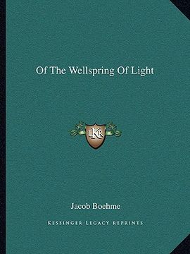 portada of the wellspring of light (in English)