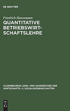 portada Quantitative Betriebswirtschaftslehre (en Alemán)