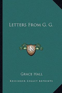 portada letters from g. g. (in English)