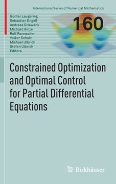 portada constrained optimization and optimal control for partial differential equations (en Inglés)