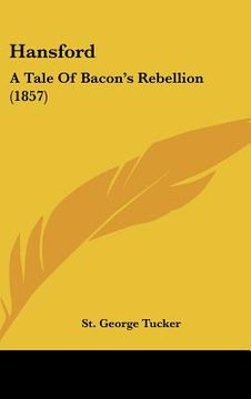portada hansford: a tale of bacon's rebellion (1857)