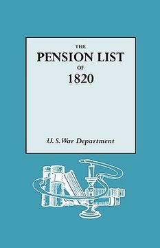 portada the pension list of 1820 (en Inglés)
