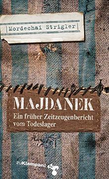 portada Majdanek: Verloschene Lichter. Ein Früher Zeitzeugenbericht vom Todeslager (en Alemán)