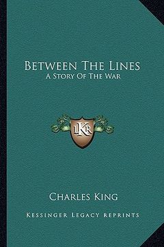 portada between the lines: a story of the war