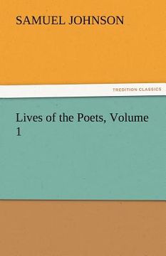 portada lives of the poets, volume 1 (en Inglés)