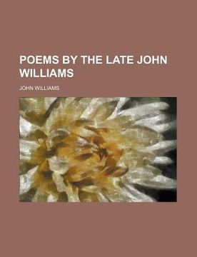 portada poems by the late john williams