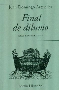 portada Final de diluvio: Prólogo de Eloy Sánchez Rosillo (Poesía Hiperión)