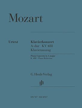 portada Concerto for Piano and Orchestra a Major k. 488