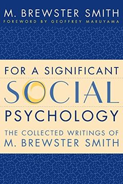 portada For a Significant Social Psychology: The Collected Writings of m. Brewster Smith (in English)