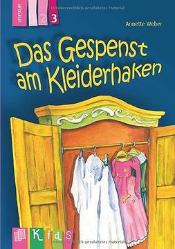 portada Kids Klassenlektüre: Das Gespenst am Kleiderhaken. Lesestufe 3 (en Alemán)