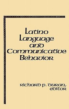 portada latino language and communicative behavior (en Inglés)