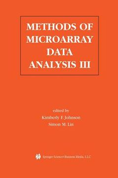 portada Methods of Microarray Data Analysis III: Papers from Camda '02 (en Inglés)
