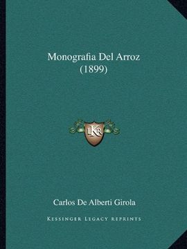 portada Monografia del Arroz (1899) (in Spanish)