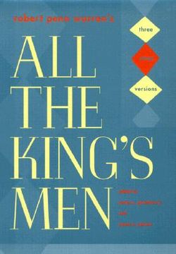 portada robert penn warren's "all the king's men": three stage versions (en Inglés)