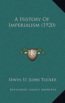 portada a history of imperialism (1920) (in English)
