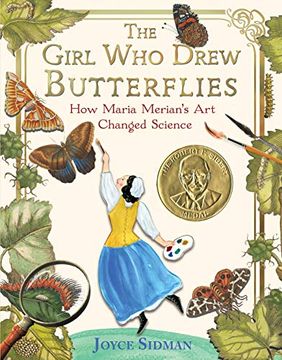 portada The Girl who Drew Butterflies: How Maria Merian's art Changed Science (en Inglés)