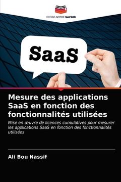 portada Mesure des applications SaaS en fonction des fonctionnalités utilisées (in French)