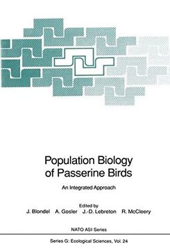 portada population biology of passerine birds: an integrated approach (in English)