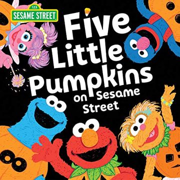 portada Five Little Pumpkins on Sesame Street (Sesame Street Scribbles) (in English)