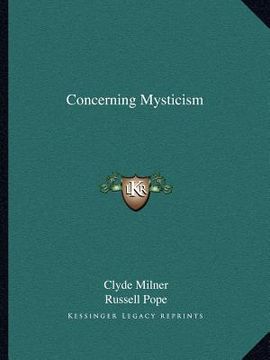 portada concerning mysticism (en Inglés)