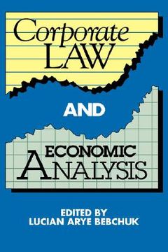 portada Corporate law and Economic Analysis (en Inglés)