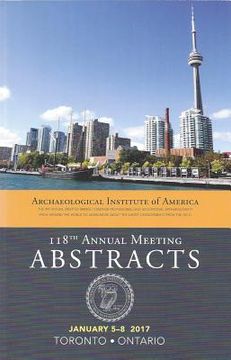 portada Archaeological Institute of America Abstracts 2017 (Vol 40) (en Inglés)