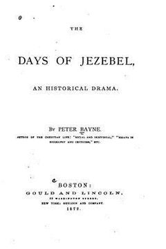 portada The Days of Jezebel, An Historical Drama