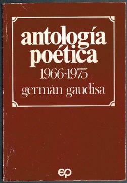 portada Antologia Poetica 1966-1975 \ Gaudisa German