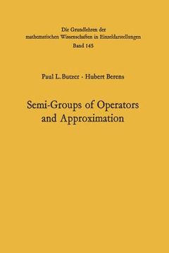portada semi-groups of operators and approximation (en Inglés)
